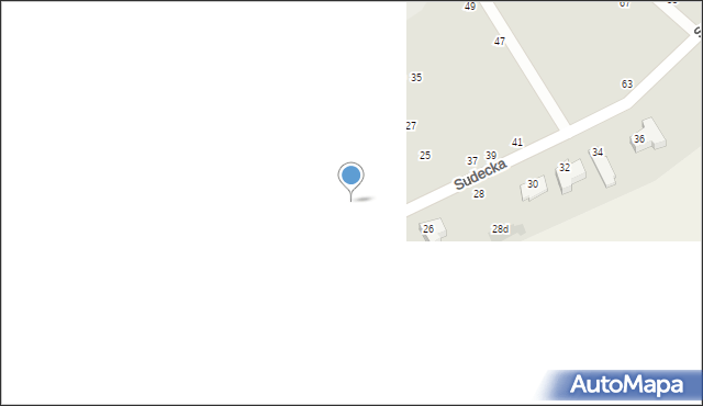 Świdnica, Sudecka, 21, mapa Świdnicy