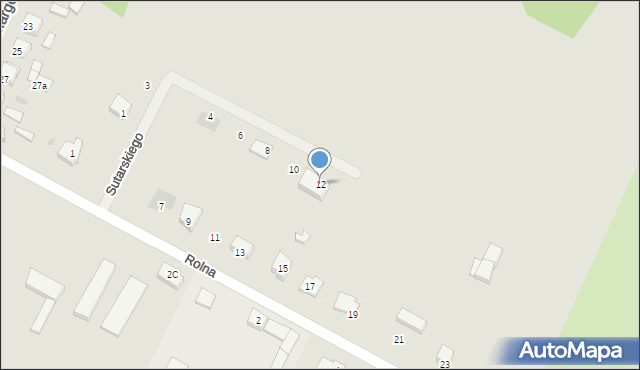Szamocin, Sutarskiego Idziego, 12, mapa Szamocin
