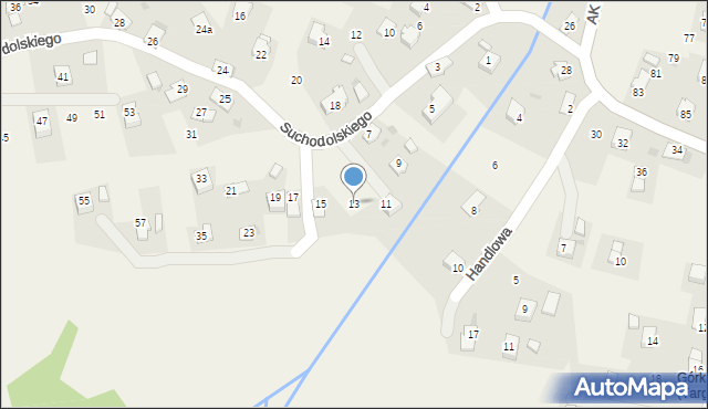 Targowiska, Suchodolskiego Macieja, ks., 13, mapa Targowiska