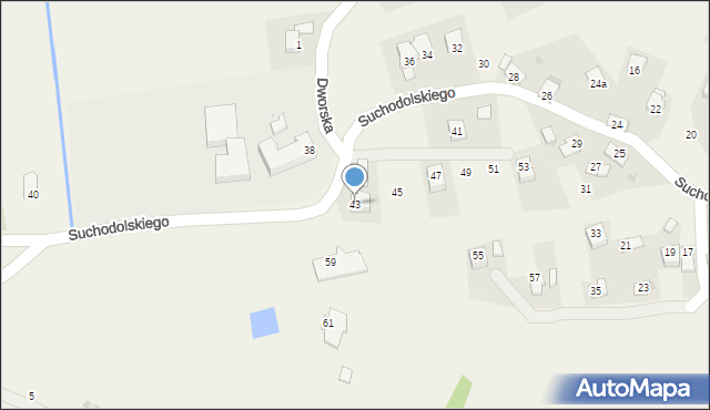 Targowiska, Suchodolskiego Macieja, ks., 43, mapa Targowiska