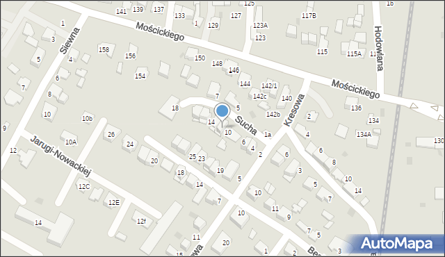 Tarnów, Sucha, 12, mapa Tarnów