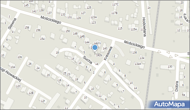 Tarnów, Sucha, 3, mapa Tarnów