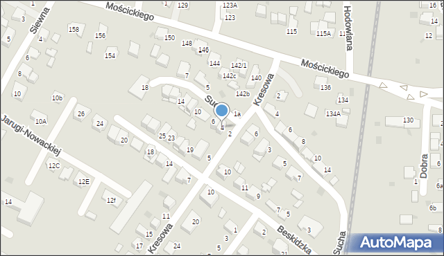 Tarnów, Sucha, 4, mapa Tarnów