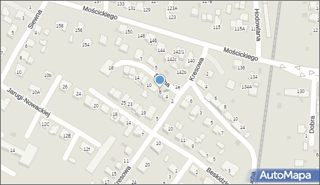 Tarnów, Sucha, 6, mapa Tarnów