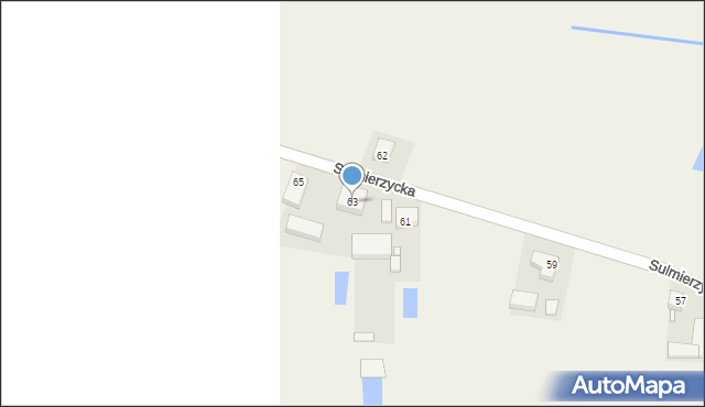 Uciechów, Sulmierzycka, 63, mapa Uciechów