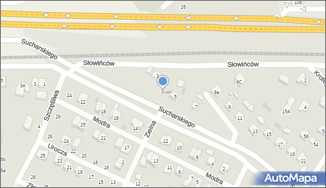 Wejherowo, Sucharskiego Henryka, mjr., 3a, mapa Wejherowo