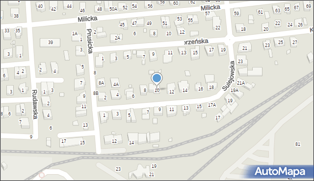 Wrocław, Sulejowska, 10, mapa Wrocławia