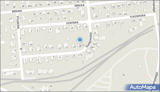 Wrocław, Sulejowska, 18, mapa Wrocławia