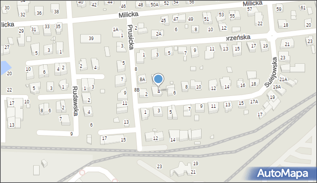 Wrocław, Sulejowska, 4, mapa Wrocławia