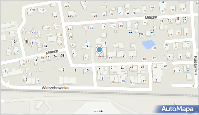Wrocław, Sulmierzycka, 10, mapa Wrocławia