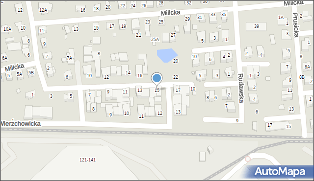 Wrocław, Sulmierzycka, 15, mapa Wrocławia