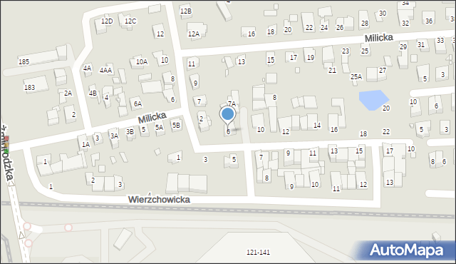 Wrocław, Sulmierzycka, 6, mapa Wrocławia