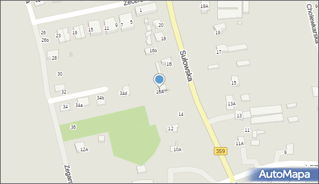 Wrocław, Sułowska, 16A, mapa Wrocławia