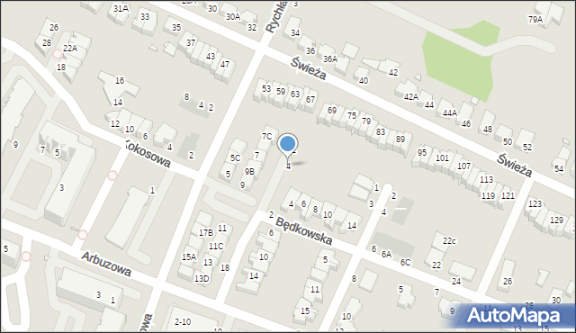 Wrocław, Sulistrowska, 4, mapa Wrocławia