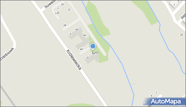 Wrocław, Suwalska, 6a, mapa Wrocławia