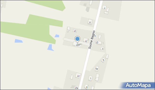 Zblewo, Suche Bagno, 12A, mapa Zblewo