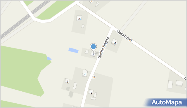 Zblewo, Suche Bagno, 2, mapa Zblewo