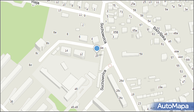 Zgierz, Suchowolca Stanisława, ks., 10, mapa Zgierz