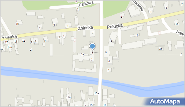 Barcin, św. Wojciecha, 3, mapa Barcin