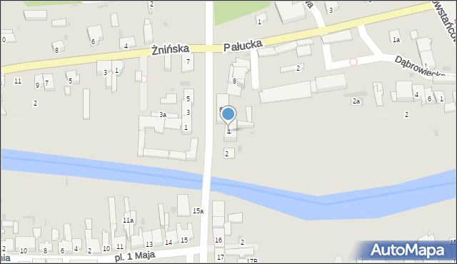 Barcin, św. Wojciecha, 4, mapa Barcin
