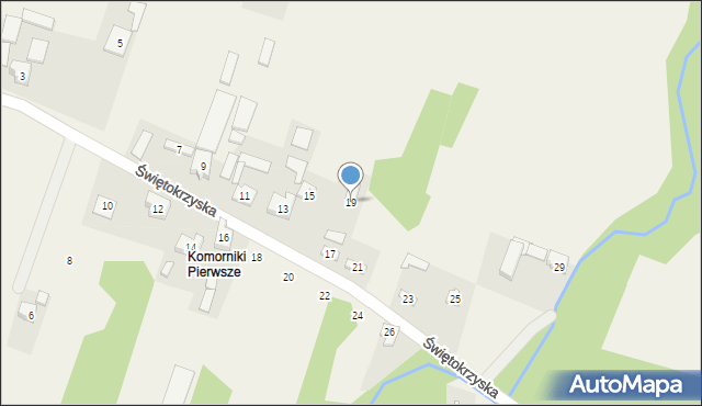 Bęczków, Świętokrzyska, 19, mapa Bęczków