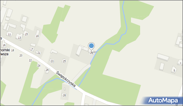 Bęczków, Świętokrzyska, 29, mapa Bęczków