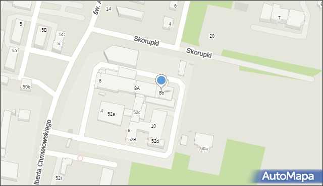 Bełchatów, św. Brata Alberta Chmielowskiego, 8b, mapa Bełchatów