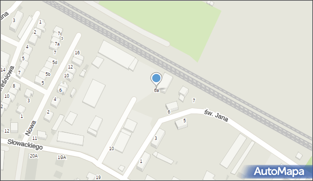 Bierutów, św. Jana, 6a, mapa Bierutów