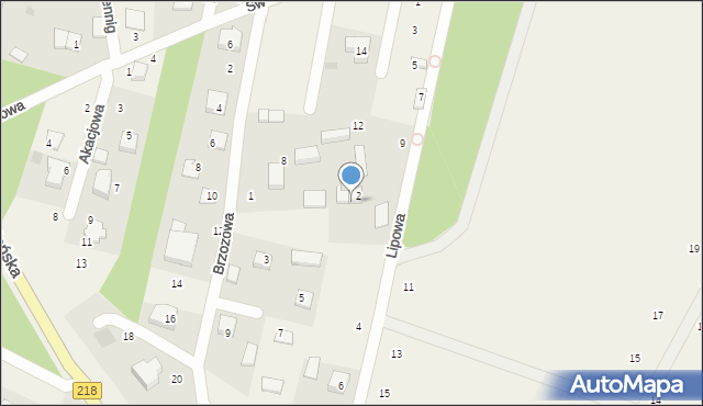 Bieszkowice, Świerkowa, 10, mapa Bieszkowice