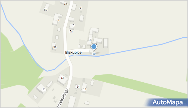 Biskupice, Świerczewskiego-Waltera Karola, gen., 10, mapa Biskupice