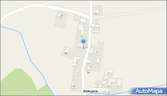 Biskupice, Świerczewskiego-Waltera Karola, gen., 3a, mapa Biskupice