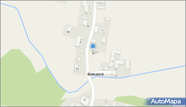 Biskupice, Świerczewskiego-Waltera Karola, gen., 5a, mapa Biskupice