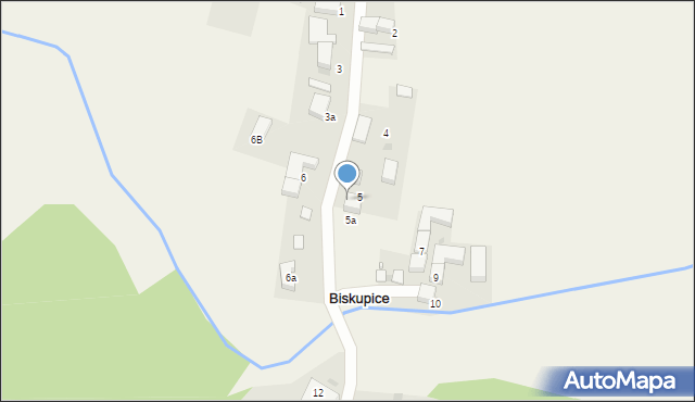 Biskupice, Świerczewskiego-Waltera Karola, gen., 5B, mapa Biskupice
