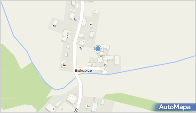 Biskupice, Świerczewskiego-Waltera Karola, gen., 8, mapa Biskupice