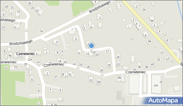 Bochnia, św. Pawła Apostoła, 15a, mapa Bochni