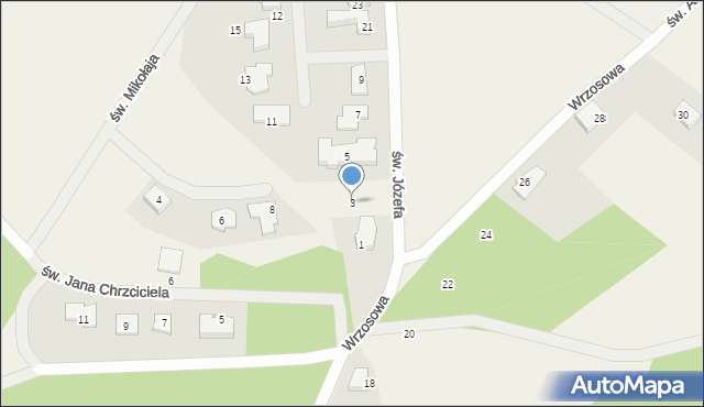 Bojano, św. Józefa, 3, mapa Bojano