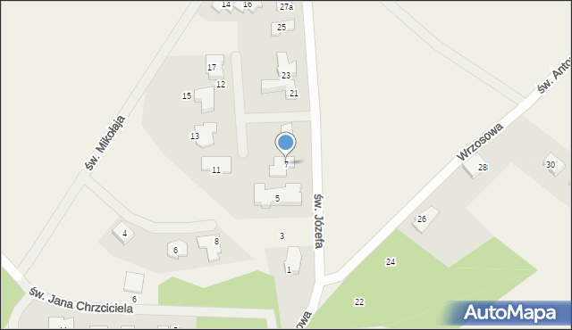 Bojano, św. Józefa, 7, mapa Bojano