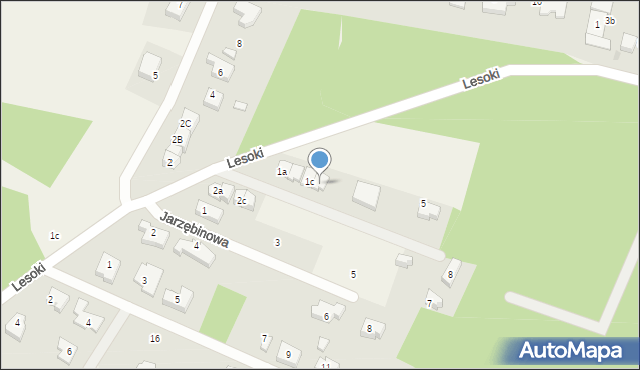 Bojano, Świerkowa, 1d, mapa Bojano