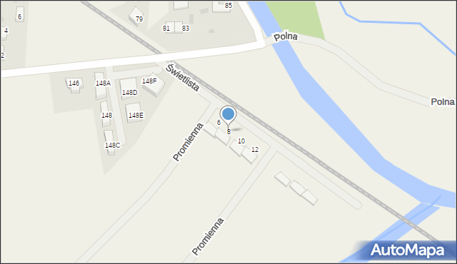 Bolszewo, Świetlista, 8, mapa Bolszewo