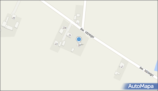 Bronisławów, św. Idziego, 19, mapa Bronisławów