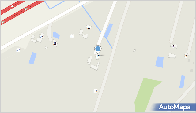 Brwinów, św. Józefa, 17, mapa Brwinów