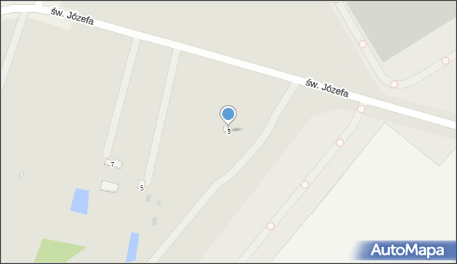 Brwinów, św. Józefa, 3, mapa Brwinów