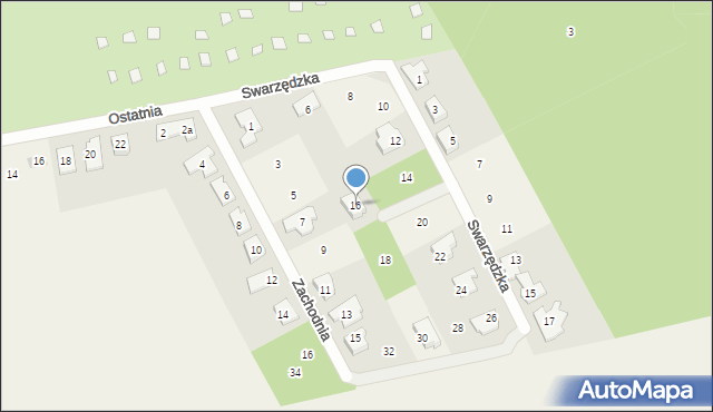 Bugaj, Swarzędzka, 16, mapa Bugaj