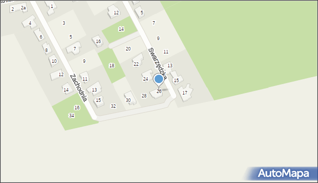 Bugaj, Swarzędzka, 26, mapa Bugaj