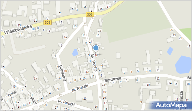 Buk, św. Rocha, 10, mapa Buk