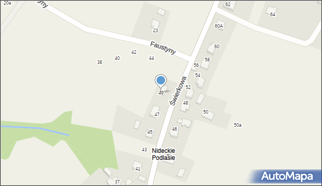 Bulowice, Świerkowa, 49, mapa Bulowice