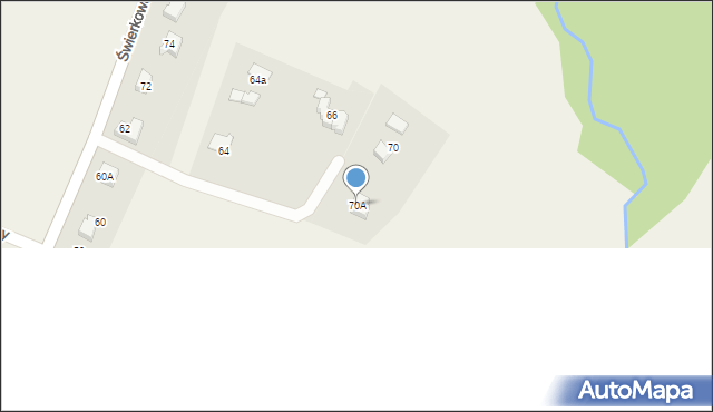 Bulowice, Świerkowa, 70A, mapa Bulowice