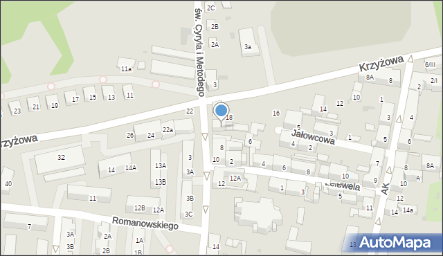 Bytom, św. Cyryla i Metodego, 6, mapa Bytomia