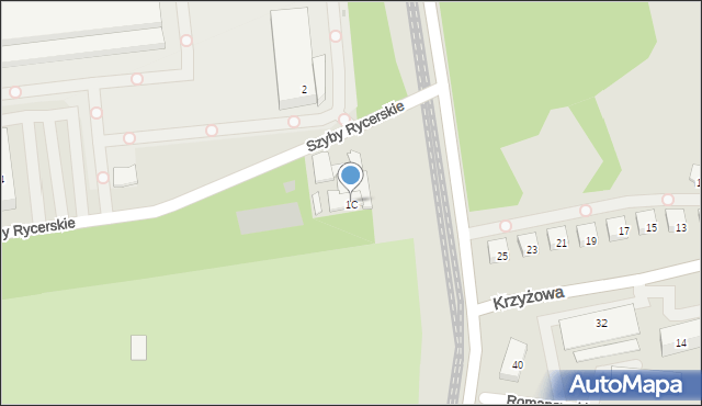 Bytom, Świętochłowicka, 1C, mapa Bytomia
