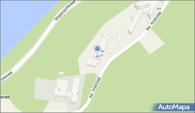 Cedzyna, św. Andrzeja, 44c, mapa Cedzyna